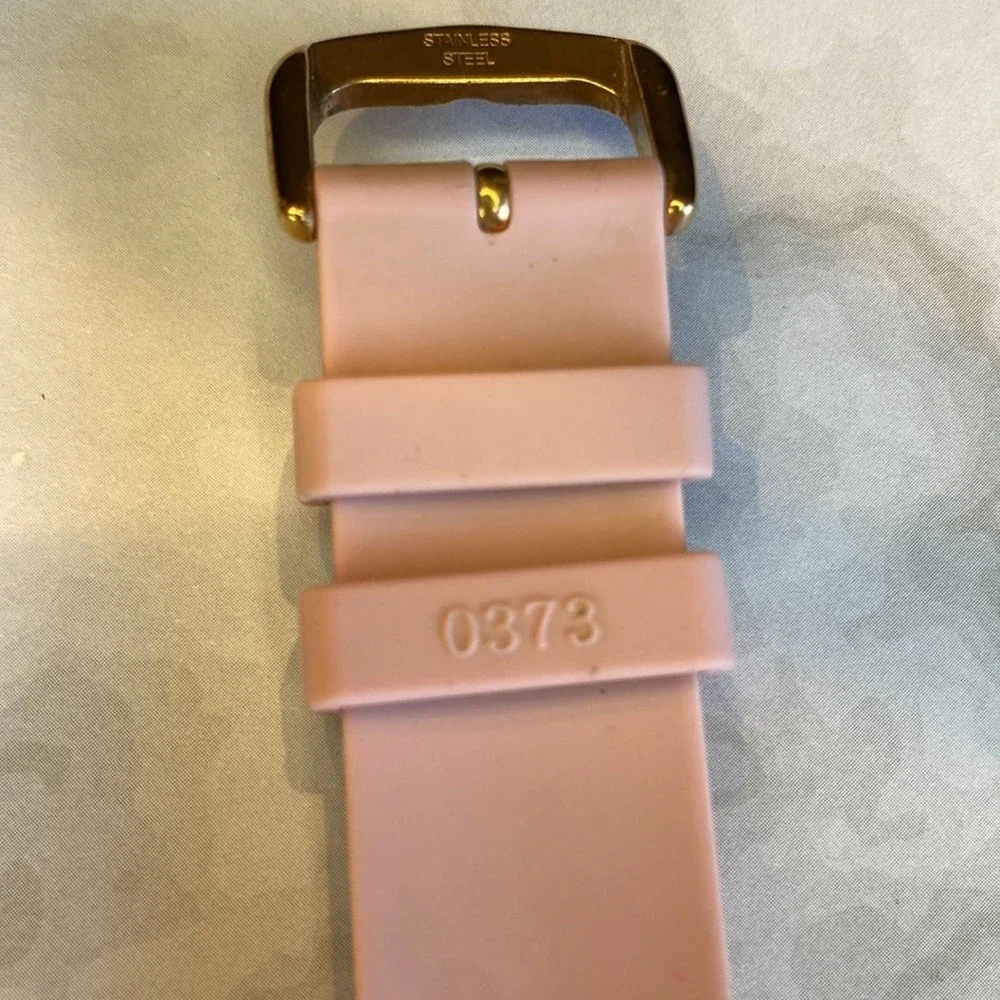 Juicy Couture Watch - Pink Silicone Band & Rose Gold Accents